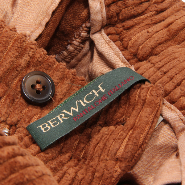 8897AQ pantalone uomo BERWICH man velvet trousers
