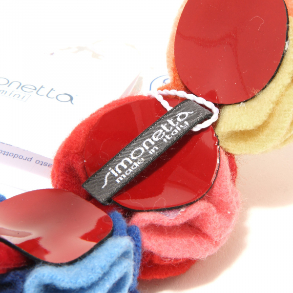 8904G cerchietto bimba SIMONETTA MINI cotone viscosa accessori circlet kids