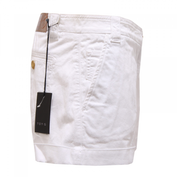 8919U bermuda donna TOY G bianco short woman