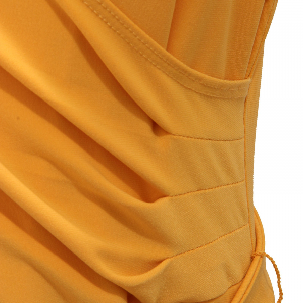 8931AF abito donna JOSEPH RIBKOFF yellow dress woman