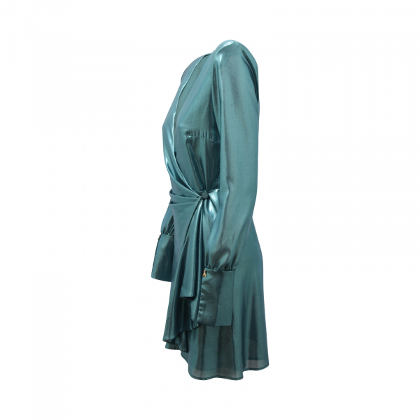 8940AU ABITO DONNA PATRIZIA PEPE SERA WOMAN SHINY DRESS