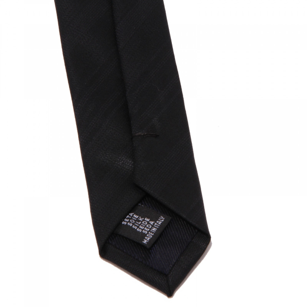 8941W cravatta uomo MESSORI silk black tie men
