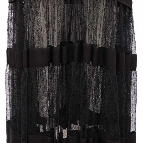 8946AF abito donna TWINSET black viscose/lace dress woman
