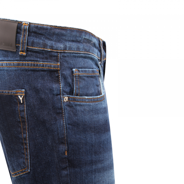 8972AQ jeans uomo YAN SIMMON BEN man denim trousers blue