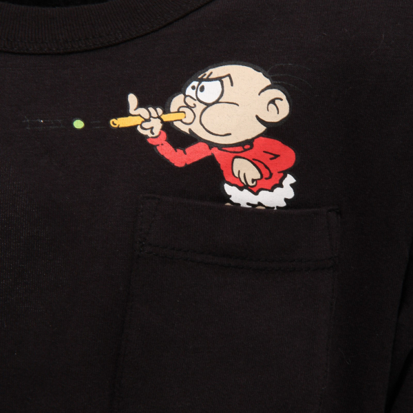 8995Y maglia bimbo boy STELLA McCARTNEY KIDS cotton black t-shirt long sleeve
