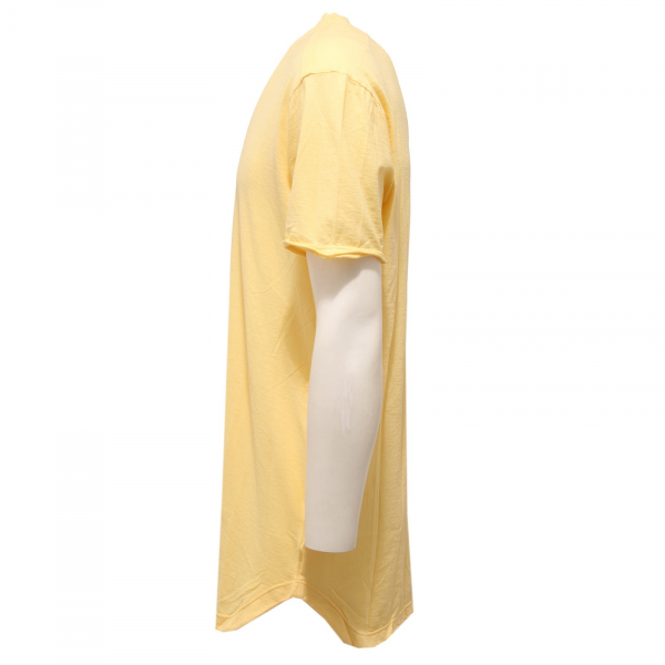 9008K maglia uomo HOSIO yellow cotton v-neck t-shirt man