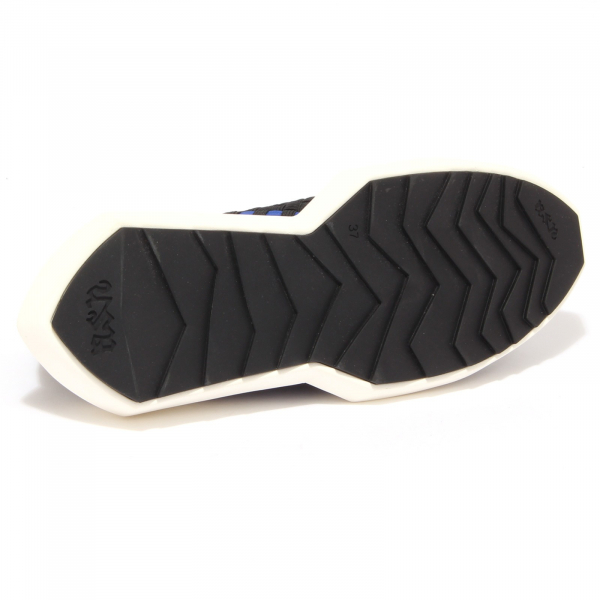 9013P sneaker donna ASH QUARTZ BLACK & SAPHIR ELASTIC sleep on shoe woman