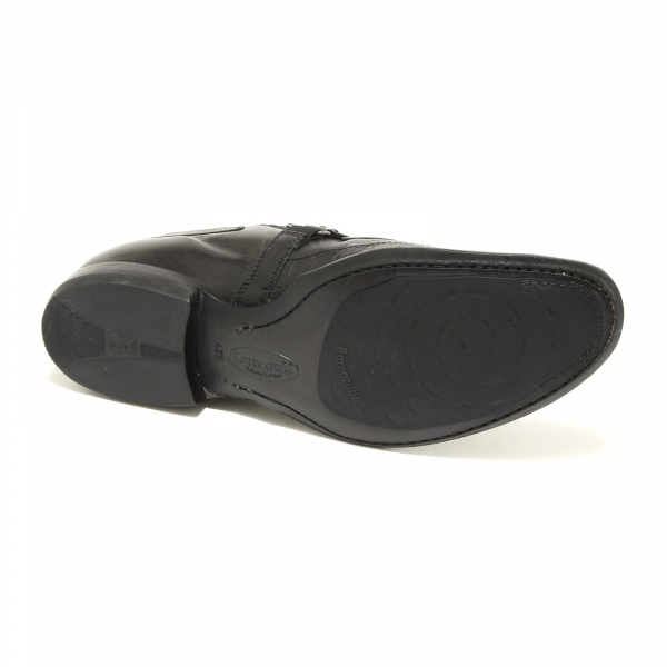 9018G scarpa uomo nero BARRACUDA calzatura shoes men