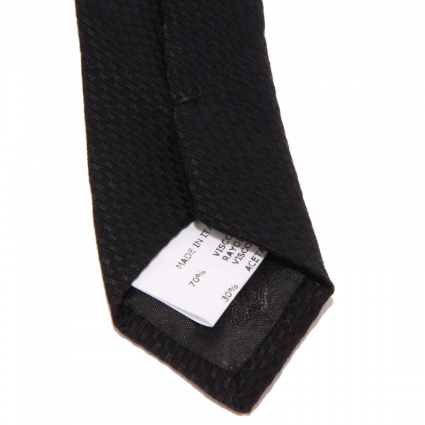 9018W cravatta uomo MESSORI black tie men