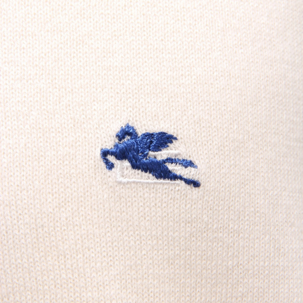 9036AI maglione uomo ETRO man cotton sweater off white/beige