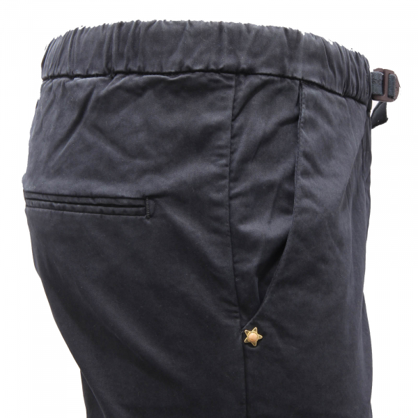 9042AN pantalone donna WHITE SAND ANGELINA woman trousers blue