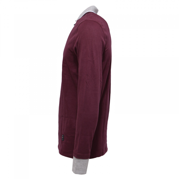 9064X polo uomo GAUDI' JEANS DOPPIO COLLETTO purple polo t-shirt man