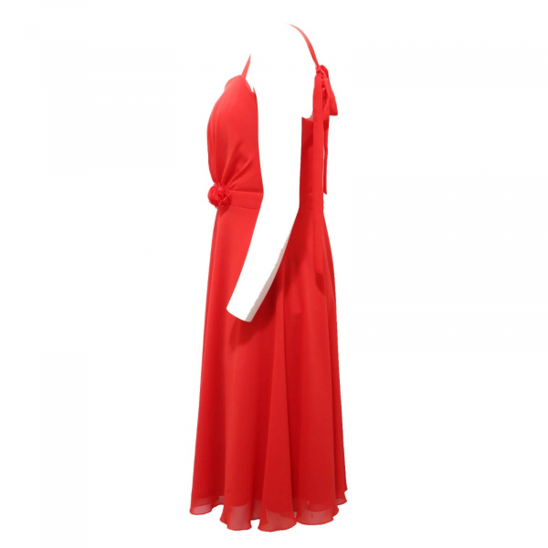 9066AH abito con stola LE DAMIGELLE DI CAROLINE M woman dress red