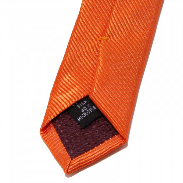 9099J cravatta uomo MACORI COLLECTION mix silk orange tie man