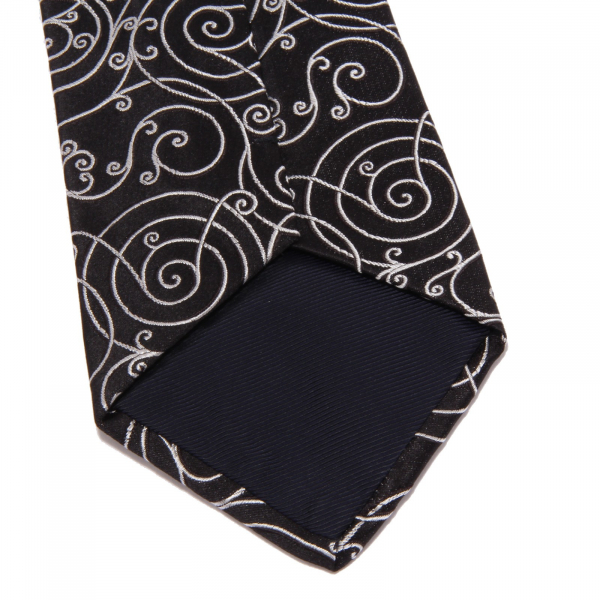 9100W cravatta uomo nodo fisso MESSORI silk tie fixed node men