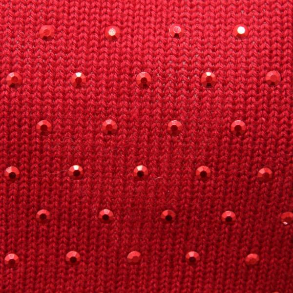 9120AD maglione bimba girl MONNALISA dark red/studs sweater kids