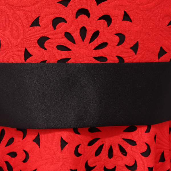 9124AF abito donna SOLOGIOIE red/black dress women