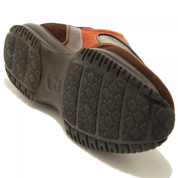9126F sneaker marrone grigio ruggine BLU BARRETT scarpa uomo shoes men