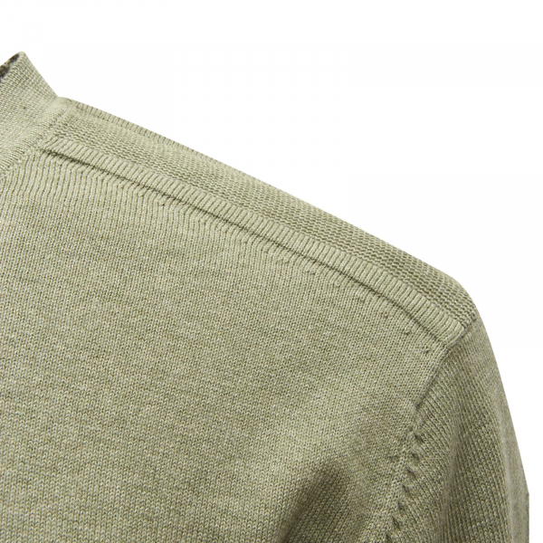 9135AR maglione uomo SELECTED HOMME man cotton sweater green