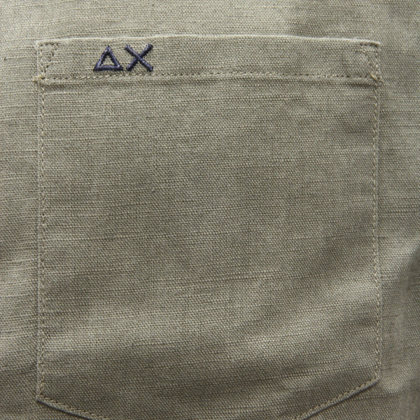 9173AL camicia uomo SUN68 man linen/cotton shirt 