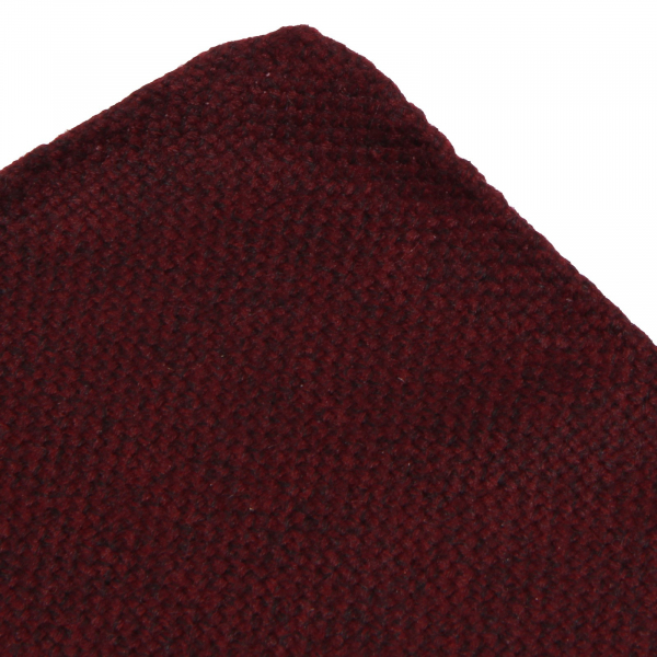 9175W pochette uomo MESSORI bordeaux wool pocket square man