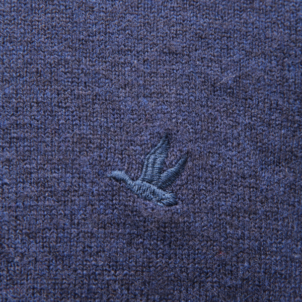 9183AV MAGLIONE UOMO BROOKSFIELD MAN WOOL SWEATER BLUE