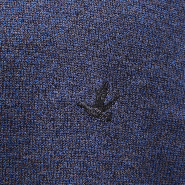 9197AV MAGLIONE UOMO BROOKSFIELD MAN WOOL SWEATER BLUE