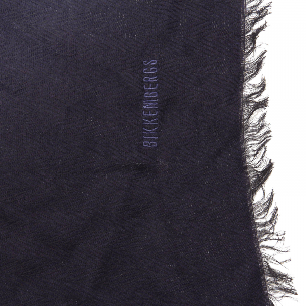 9198AO sciarpa uomo BIKKEMBERGS man scarf blue/black