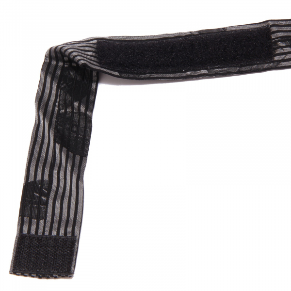9199W cravatta ascot uomo MESSORI black/grey silk ascot tie man