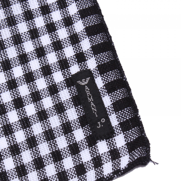 9200X sciarpa donna ARMANI JEANS black/white scarf unisex