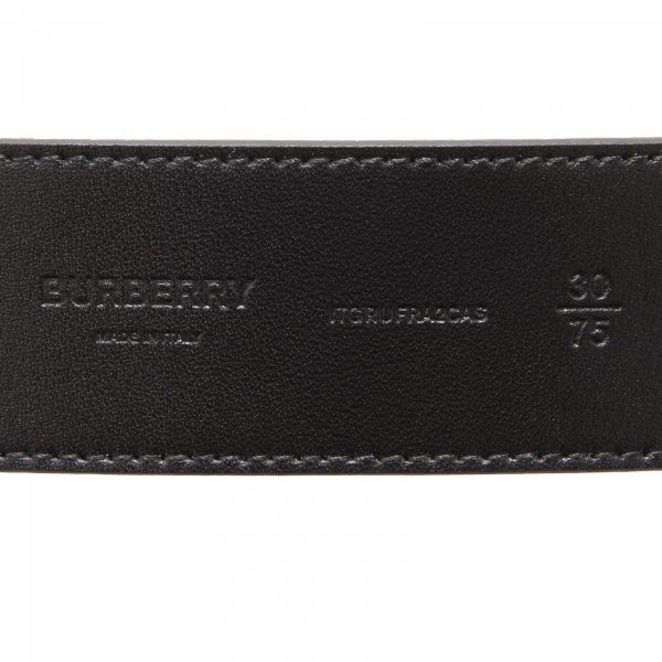 9214AE cintura donna BURBERRY TB brown plaque rvs monogram belt woman