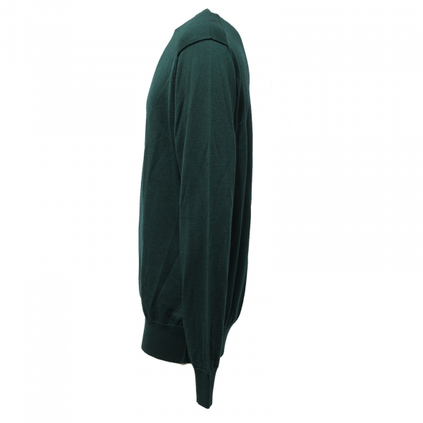 9214Z maglione uomo DOLCE & GABBANA wool green roundneck sweater man