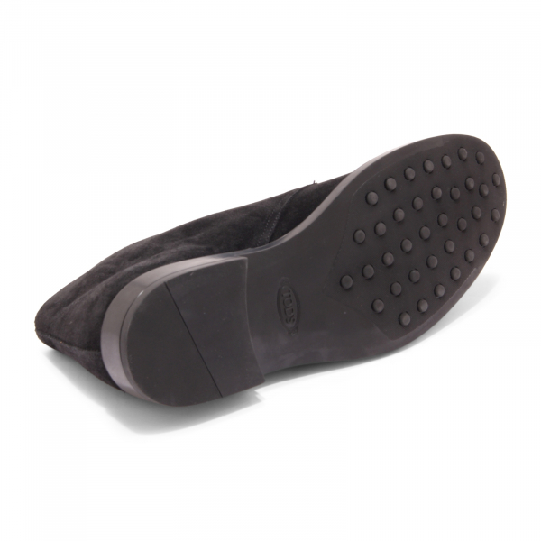 9218AQ polacchino uomo TOD'S man suede shoes black