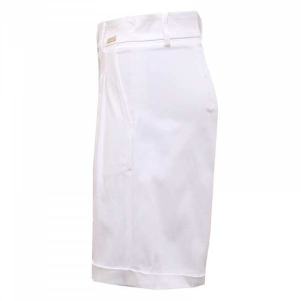 9219AH bermuda donna PAPERLACE DANTI woman short cotton blend white