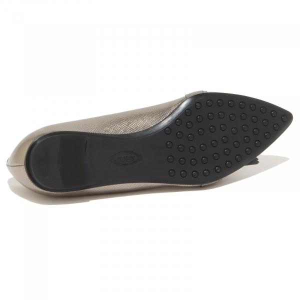 9231N ballerina TOD'S FRANGIA ANELLI grigio perla scarpe donna shoes women