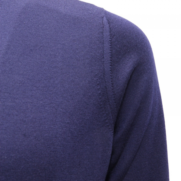 9260AI maglione dolcevita uomo ALPHA STUDIO man wool sweater blue