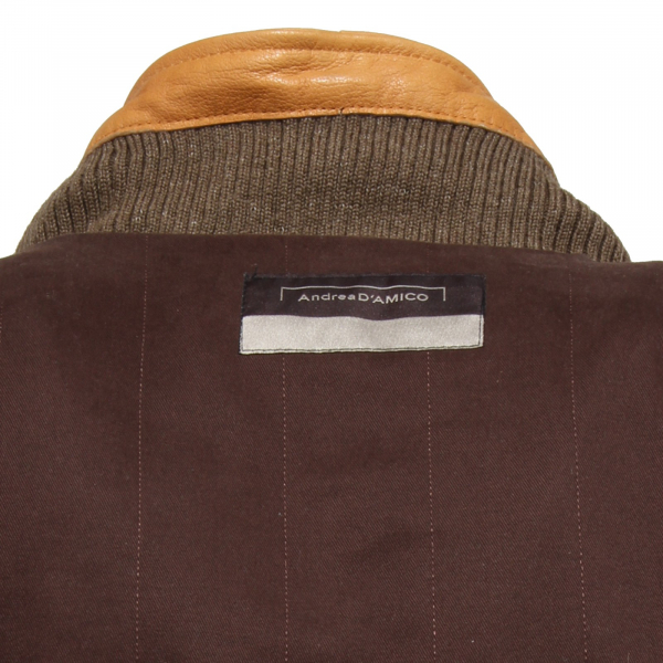 92857 giubbotto ANDREA D' AMICO PELLE giacca giubbino uomo jacket men