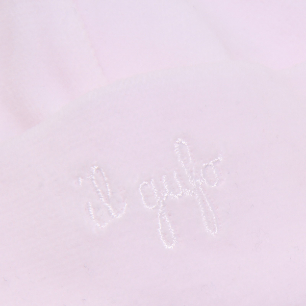 9288Y cuffia bimba GIRL IL GUFO pile light pink fleece fabric hat