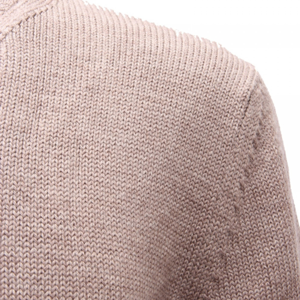 9294AI maglione over uomo ALPHA STUDIO man wool sweater light brown 
