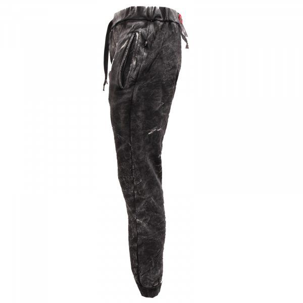 9302Q pantalone uomo LOFT 1 TOKYO PLUS nero/grigio pant trouser men