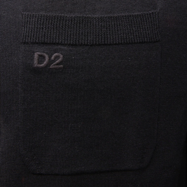9306AI maglione uomo DSQUARED2 man wool sweater black