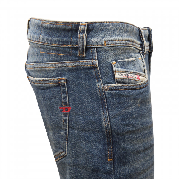 9325AQ jeans uomo DIESEL 1979 SLEENKER man denim trousers blue