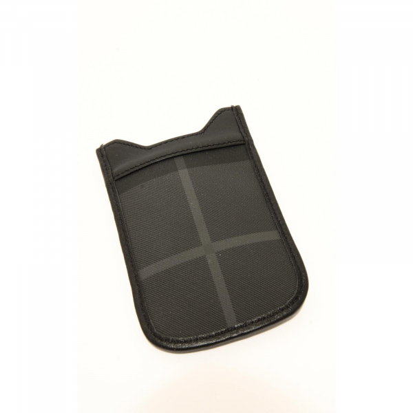 93377 porta cellulare BURBERRY BLACK CHECK accessori uomo mobile phone cellular