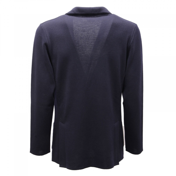9340AI giacca in maglia uomo LARDINI man wool knitted jacket blue