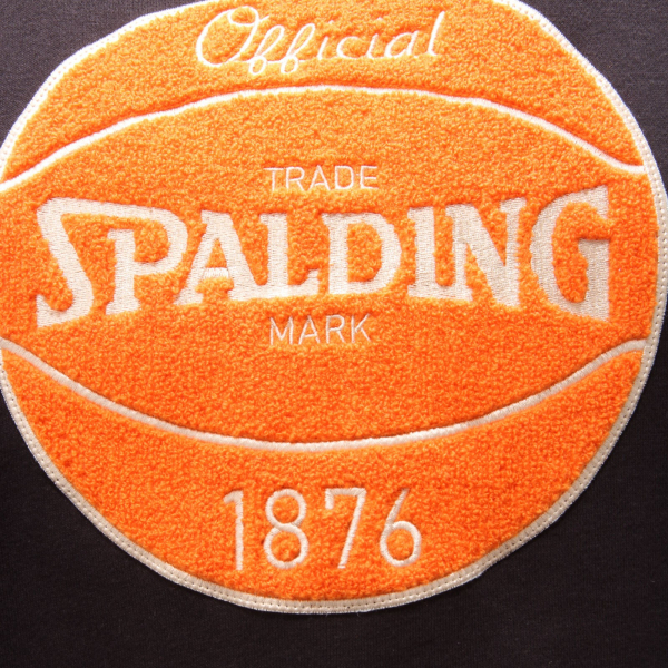9349AC felpa uomo SPALDING black sweatshirt man