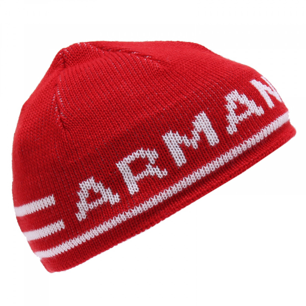 9349X cuffia BOY bimbo ARMANI JEANS red/white mix wool beanie hat