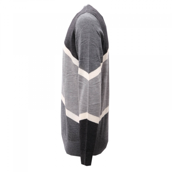 9361AH maglione uomo EMPORIO ARMANI grey wool sweater man