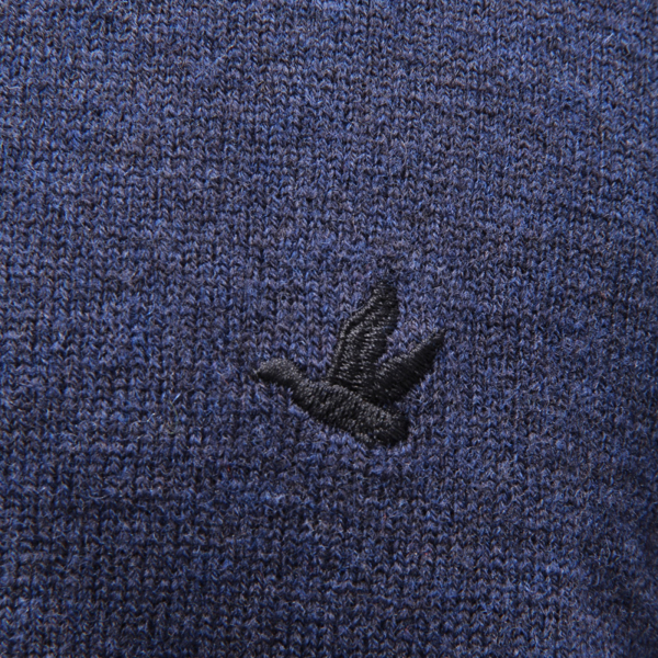 9420AV MAGLIONE UOMO BROOKSFIELD MAN WOOL SWEATER BLUE