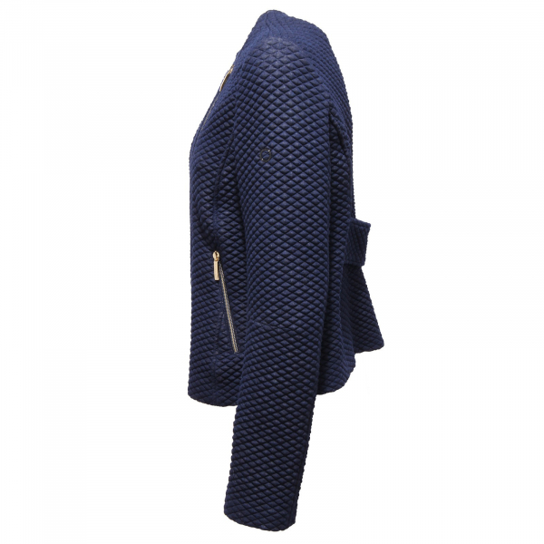 9421U giacca donna UP TO BE SOFIA full zip blue delave jacket woman