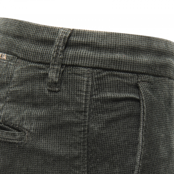 9444AQ pantalone uomo velluto SIVIGLIA man velvet trousers green